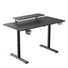 Slika - ULTRADESK HIGHLANDER BLACK računalniška miza, električno nastavljiva višina, 120X60 cm, 72-117 cm, črna