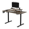 Slika - ULTRADESK HIGHLANDER BROWN računalniška miza, električno nastavljiva višina, 120X60 cm, 72-117 cm, rjava