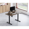 Slika - ULTRADESK HIGHLANDER BROWN računalniška miza, električno nastavljiva višina, 120X60 cm, 72-117 cm, rjava