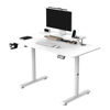 Slika - ULTRADESK HIGHLANDER WHITE računalniška miza, električno nastavljiva višina, 120X60 cm, 72-117 cm, bela
