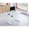 Slika - ULTRADESK HIGHLANDER WHITE računalniška miza, električno nastavljiva višina, 120X60 cm, 72-117 cm, bela