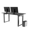 Slika - ULTRADESK UPLIFT delovna miza, električno nastavljiva višina, 160X75 cm, 74-116 cm, z XXL podlogo za miško črna