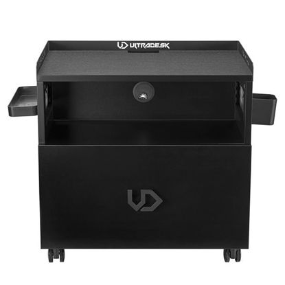 ULTRADESK CRATE – Multifunkcionalna omara za računalnik in dodatke, predalnik črna