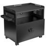 Slika - ULTRADESK CRATE – Multifunkcionalna omara za računalnik in dodatke, predalnik črna