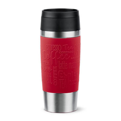 Emsa Travel Mug Classic Comfort 0,36l temno rdeča (3110601163) termo skodelica za kavo in čaj