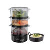 Slika - Russell Hobbs kompaktni parni kuhalnik 400W, 7L, 3 nivoji (26530-56) 500ml rezorvar za vodo