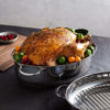 Slika - Zwilling Roaster 8,5l ovalen pekač iz nerjavečega jekla s poklrovom 41 cm (40993-000-0)