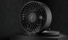 Slika - Arctic Summair Plus črn prenosni ventilator z vgrajeno polnilno baterijo, priključek USB-C, brezstopenjski nastavljiv namizni ventilator