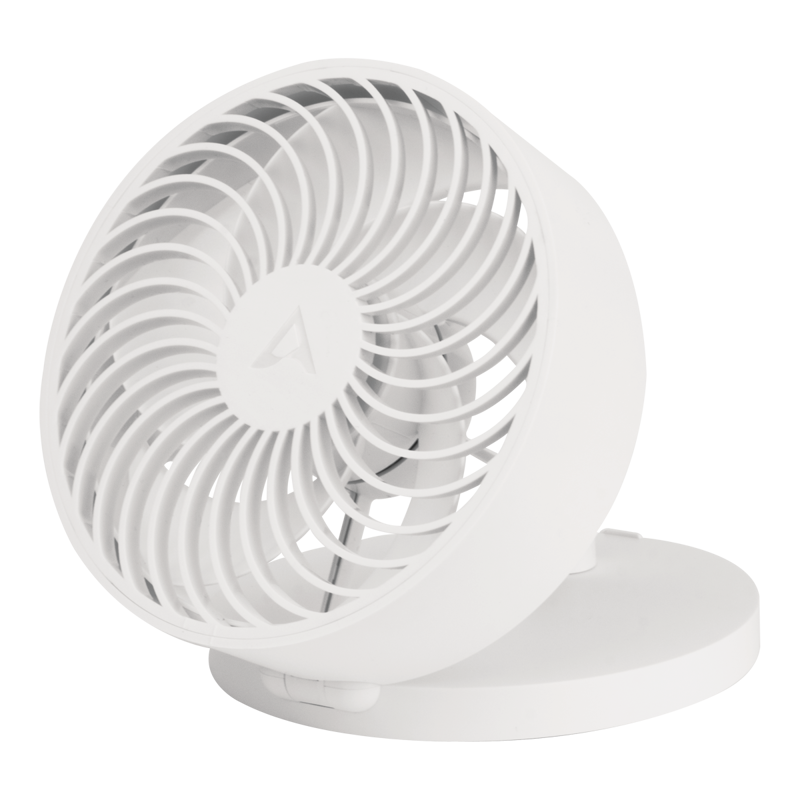 Slika - Arctic Summair Plus bel prenosni ventilator z vgrajeno polnilno baterijo, USB-C , brezstopenjski nastavljiv namizni ventilator