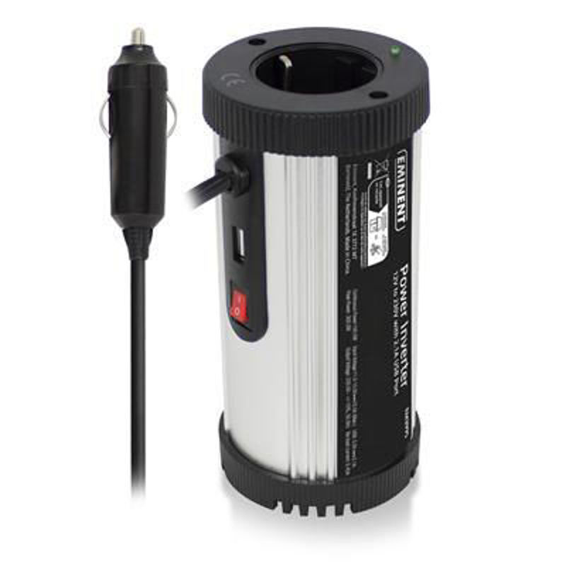 Slika - Eminent EM3995 pretvornik moči 12V na 220V (150W)