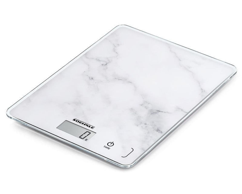 Slika - Soehnle Page Compact 300 Marble (61516) digitalna kuhinjska tehtnica, do 5kg, LCD, 1g naprej