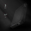 Slika - AXAGON EE35-XA3 3,5" USB3.0 HDD SATA Aline Box Black, ohišje za disk
