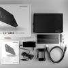 Slika - AXAGON EE35-XA3 3,5" USB3.0 HDD SATA Aline Box Black, ohišje za disk