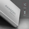 Slika - AXAGON EEM2-UG2 USB-C 3.2 Gen 2 NVMe M.2 box Silver, ohišje za disk