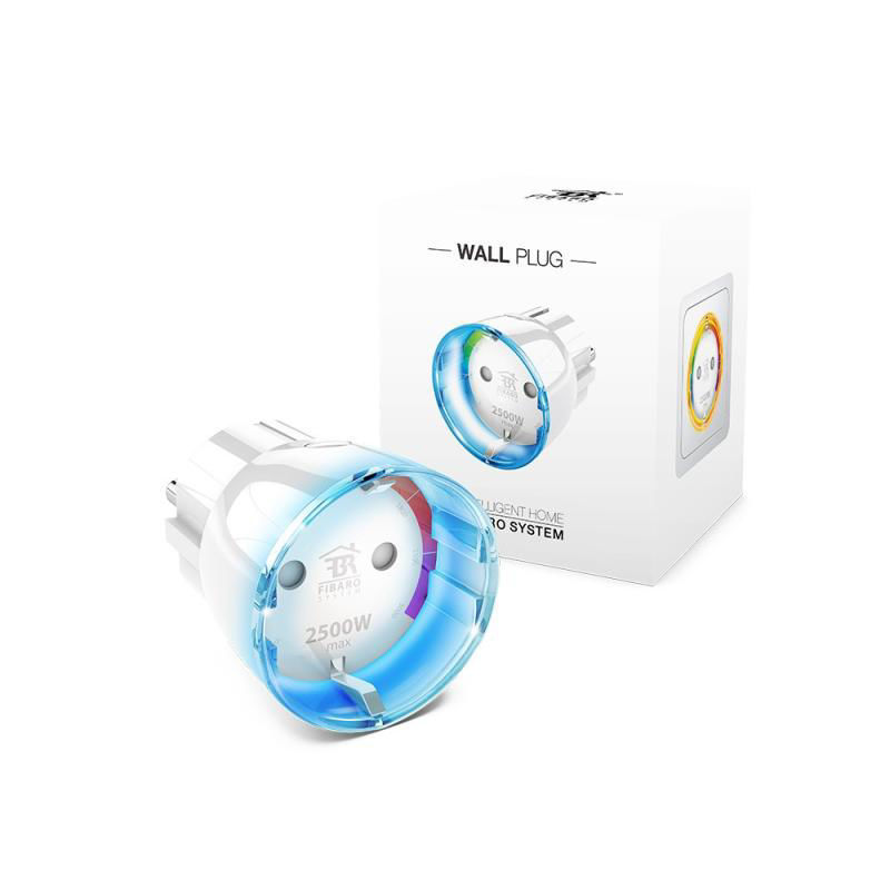 Slika - FIBARO Wall Plug (FGWPF-102) Schuko Tip F pametna brezžična stenska vtičnica