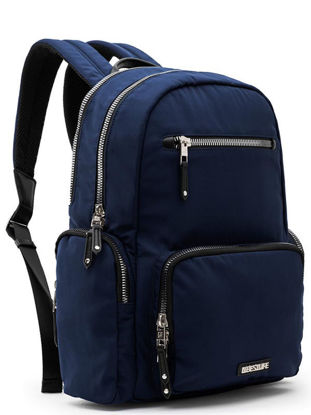 Bestlife Jade (BB-3520BU) poslovni vodoodporni nahrbtnik z oblazinjenimi predali za tablice in prenosnike do 14,1” modra