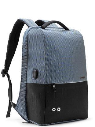 Bestlife Neoton 2.0 Travelsafe (BB-3537) USB potovalni nahrbtnik z oblazinjenimi predali za tablico in prenosnik do 15,6″ moder