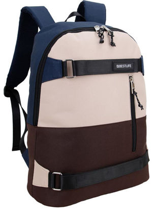 Bestlife Skate (BB-3553BK) 19L šolska torba, velik glavni predal, predali za tablice in prenosnike do 14,1”