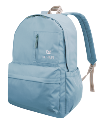 Bestlife Rainbow šolska torba, velik glavni predal, predali za tablice in prenosnike do 15,6” modra
