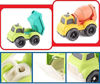 Slika - Beach Toys avtotransporter + 2 tovornjaka za peskovnik iz reciklirane bio plastike +18M, nestrupene barve, za peskovnik