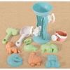 Slika - Beach Toys otroški 10-delni komplet bioplastičnih igrač za peskovnik -mlin, zalivalka, grablje, lopata, 6 kalupov za pesek