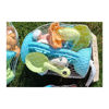 Slika - Beach Toys otroški komplet bioplastičnih igrač za peskovnik ali na plažo 35-delni -2x vedro, 1x vodni mlin velik 24cm, 2x prekucnik, 3x grablje, 3x pločevinka, 3x lopata, 21x kalup za pesek