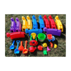 Slika - Beach Toys otroški komplet bioplastičnih igralč za peskovnik v obliki gradu (125cm) 18- delni, 1x peskovnik 4-delni, 1x vedro, 1x mlin, 1x prekucnik, 2x grablje, 1x pločevinka, 2x lopate, 6x kalupi