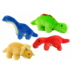Slika - Set plišastih dinozavrov (12 kosov) 16cm 4 vrste - T-rex, Brachiosaurus, Stegosaurus, Triceratops