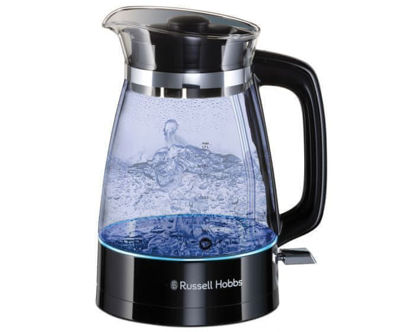 Russell Hobbs Classic grelnik vode, 1,7l steklena posoda (26080-70) enostaven in eleganten