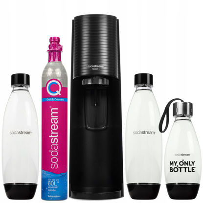 SodaStream Terra Promopack QC aparat za gaziranje (1012813491) + 2 x 1L, 1x 0,5L plastenke