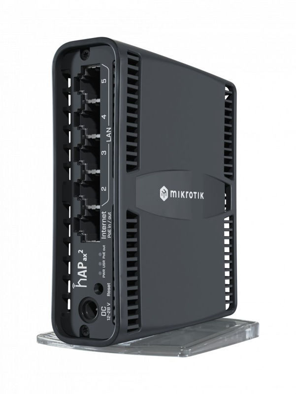 Slika - Mikrotik hAP ax2 C52IG-5HAXD2HAXD-TC WI-FI 6 , 5x Gigabit LAN, Dual Band, PoE Router