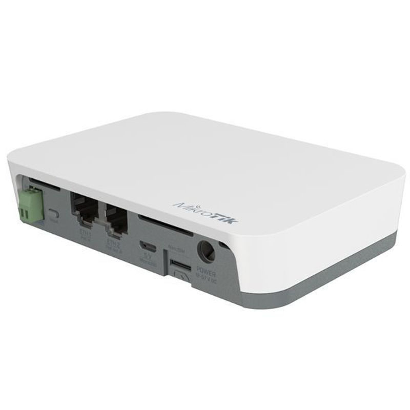 Slika - Mikrotik Knot IoT Gateway WI-FI 4, 2x 10/100 LAN,  300Mbps, SIM, USB, PoE Router RB924I-2ND-BT5&BG77