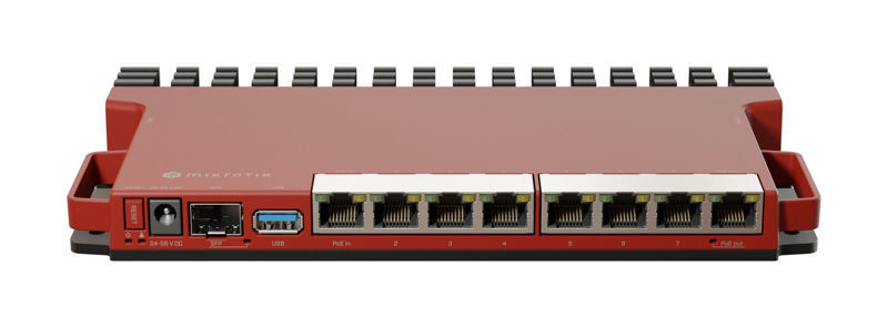 Slika - Mikrotik L009UiGs-RM router 8x Gigabit LAN, 2,5Gbps LAN, USB, SFP, PoE