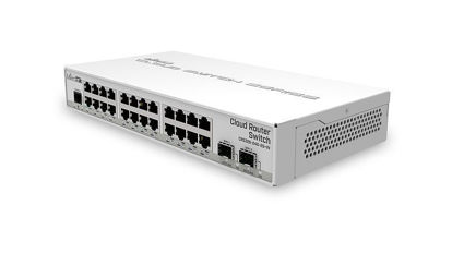 Mikrotik RouterBoard CRS326-24G-2S+IN 24xLAN vrata, 24xGigabit LAN, Kovinsko ohišje Switch