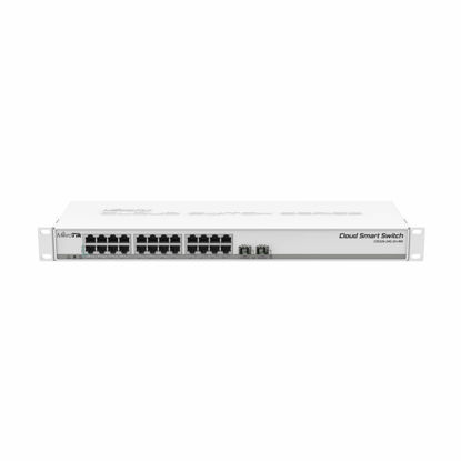 Mikrotik RouterBoard CSS326-24G-2S+RM 1U 24port GbE LAN 2x 10GbE SFP+ Cloud Smart Switch