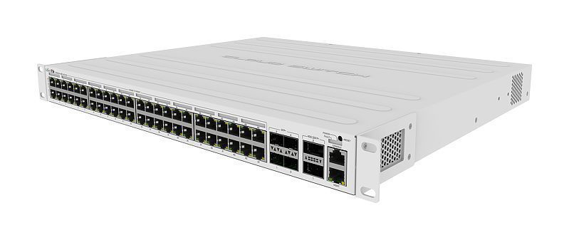 Slika - Mikrotik CRS354-48P-4S+2Q+RM 48port GbE PoE LAN 4x10G SFP+ port 2x40G QSFP+ port Cloud Router PoE Switch