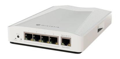 Mikrotik CRS304-4XG-IN Switch 5xLAN port, LAN 10/100/1000/10000 Mbps, 1xGigabit LAN, 4x10GB/s LAN, PoE port