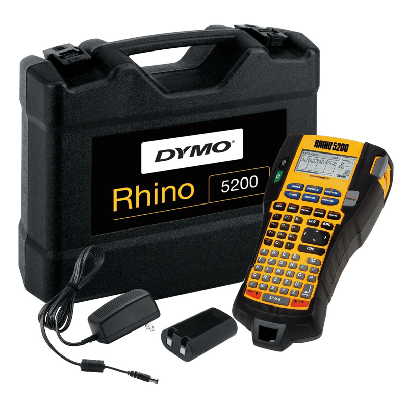 Slika - Dymo Rhino 5200 KIT ABC tipkovnica v torbi (S0841400), tiskalnik etiket do 19 mm
