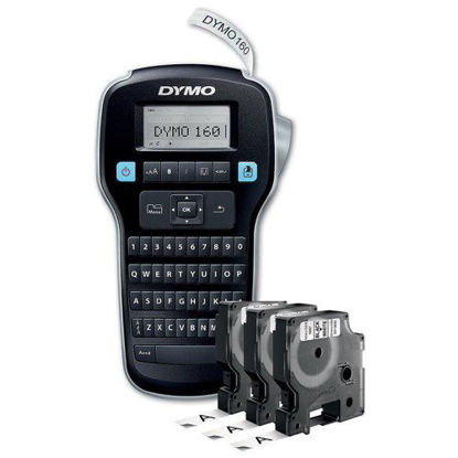 DYMO Labelmanager 160 Value Pack QWERTY tipkovnica (2181011) do D1 12mm, tiskalnik za etikete
