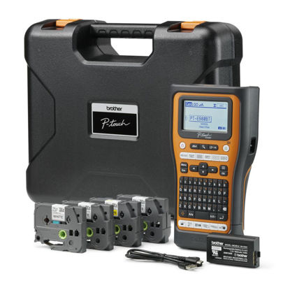 Brother P-TOUCH PT-E560BTSP (PTE560BTSPQL1) 4x etikete + torba, tiskalnik etiket