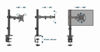 Slika - Gembird MA-D1-03 namizno stojalo za monitor 17”-32”
