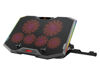 Slika - Conceptronic THYIA01B ERGO RGB 6-ventilatorska USB hladilna podloga za gaming prenosnik z držalom za mobilni telefon 17"