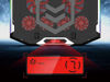 Slika - Conceptronic THYIA01B ERGO RGB 6-ventilatorska USB hladilna podloga za gaming prenosnik z držalom za mobilni telefon 17"