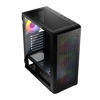 Slika - Modecom Aramis ARGB Midi ATX Ohišje 2xUSB2.0, 1xUSB3.0 Ventilator: 4x12cm, kaljeno steklo, RGB, Gaming