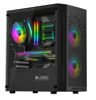 Slika - Modecom Aramis ARGB Mini microATX ohišje 2xUSB2.0, 1xUSB3.0 kaljeno steklo RGB Gaming