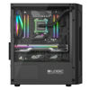 Slika - Modecom Aramis ARGB Mini microATX ohišje 2xUSB2.0, 1xUSB3.0 kaljeno steklo RGB Gaming