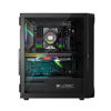 Slika - Modecom Portos ARGB Midi ATX ohišje 2xUSB2.0, 1xUSB3.0 Ventilator: 4x12 cm, steklo, RGB, Gaming