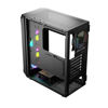 Slika - Modecom Portos ARGB Midi ATX ohišje 2xUSB2.0, 1xUSB3.0 Ventilator: 4x12 cm, steklo, RGB, Gaming