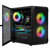 Slika - Modecom Portos ARGB Mini microATX ohišje 2xUSB2.0, 1xUSB3.0 3x12 cm, steklo, RGB, igralno ohišje