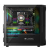 Slika - Modecom Portos ARGB Mini microATX ohišje 2xUSB2.0, 1xUSB3.0 3x12 cm, steklo, RGB, igralno ohišje